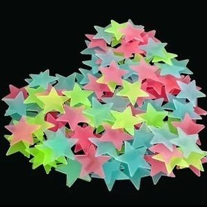 Glow In the Dark Star Shaped Wall Sticker